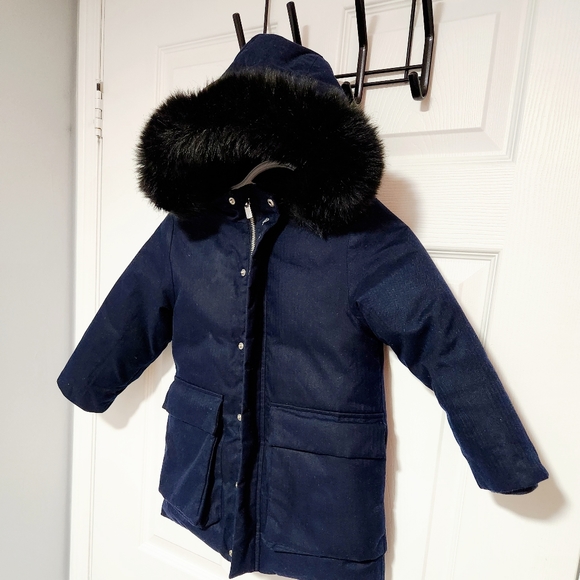 Jacadi Toddler Boy 5T Down Parka Winter Coat - Picture 4 of 12